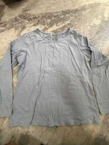 Cozy Striped Long Sleeve Top