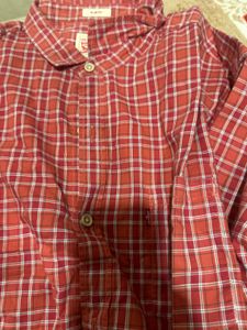 Levi's Red Plaid Slim Fit Shirt Size XXL
