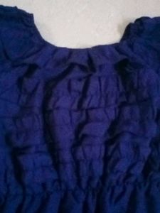 Charming Blue Tie-Waist Dress