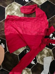 Red Striped Top