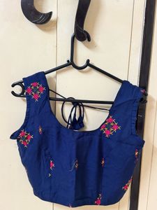 Blue Navratri Blouse