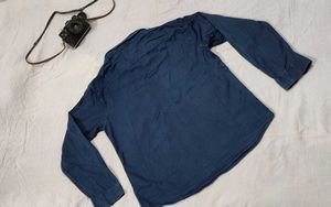 Unisex New Denim Double Pocket Shirt