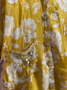 beautiful dress with handwork