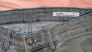 zudio Grey Wash Denim Jeans