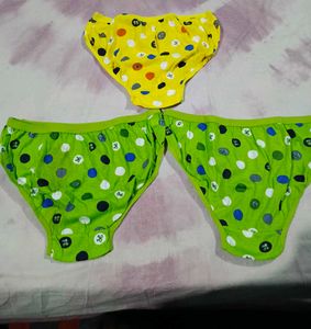 combo Cute Polka Dot Briefs - Pack of 3