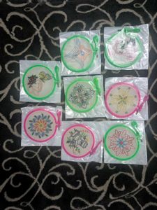 DIY Embroidery Hoop Kits - price of each mentioned