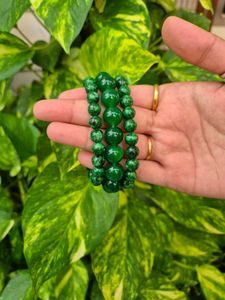 Green Beaded Bracelet