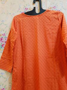 🇳🇿💫🎀Chic Coral chikankari Kurta