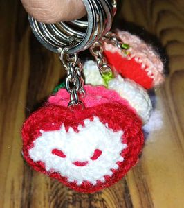 5 Handmade Crochet Keychains