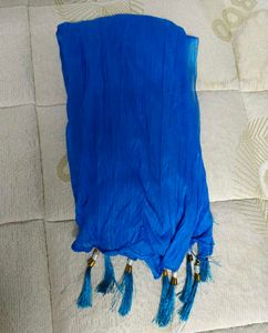 Vibrant Blue Dupatta