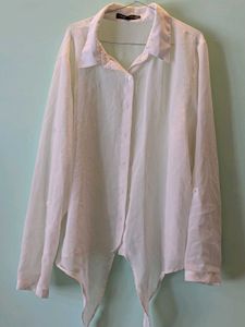 Sheer White Shirt
