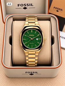 Fossil Black Stainless Steel Watch