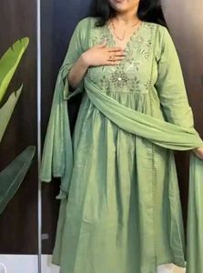 Beautiful Green Kurta Set