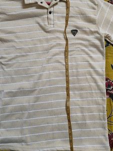 Vintage Striped Polo Shirt