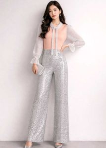 Pink & Polka Dot Blouse Winter Top