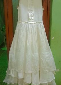 Elegant Floral Embroidered Gown