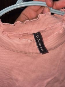 Pink Cute Korean Top