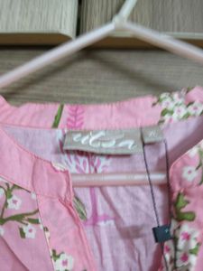 pure cotton Pretty Pink Printed Kurta