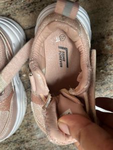 Cute Pink Glitter Sneakers