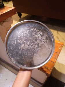 Silver Metal Vase