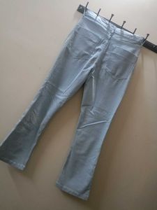 Light Wash Denim Flare Jeans