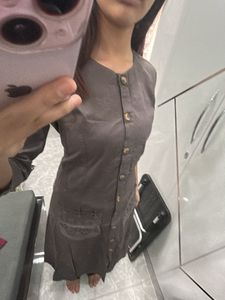 Casual Button-Down Dress