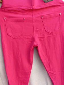 Hot Pink Casual Pants