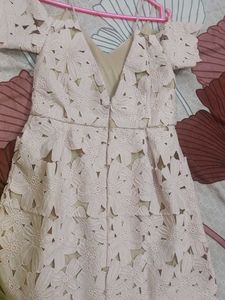Chic Lace Floral Off-Shoulder Dress