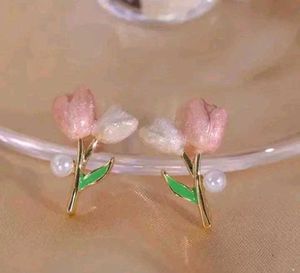 Cute Tulip Flower Earrings