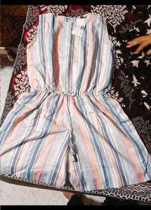 Striped Jumpsuit