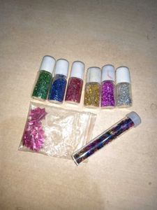 Glitters And Stars For Decoration