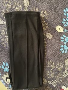 Classic Black Wide-Leg Trousers with Tags