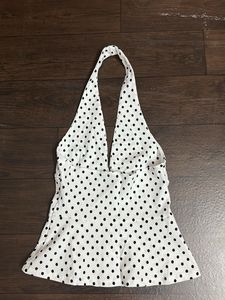 Polka Dot Halter Top