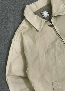 Men's Beige Harrington Jacket