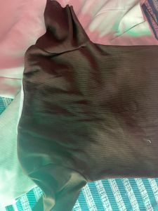 casual brown top