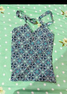 Boho Print Spaghetti Strap Tank Top