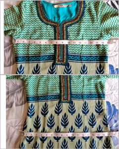 Designer Branded Zardozi Work Kurti With Lining