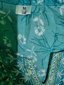 Floral Print Kurta