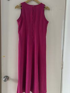 Elegant Magenta ALine dress