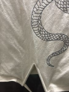 Cute Snake Graphic Crop Top