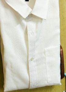 Men's Classic White Long Sleeve Shirt