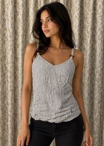 Topshop Striped Cami Top