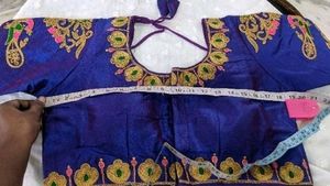 Ready Made Blouse With Embroidery