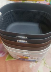 Stackable Storage Baskets Price Of 1,150/,1000coin