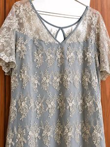 Elegant Grey Embroidered Kurta Set with Dupatta