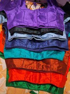 Maroon Silk Blouse