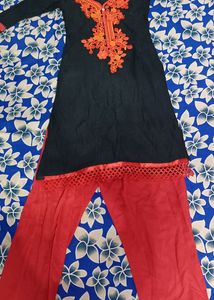 Salwar Suit || Red Black || Grab Now