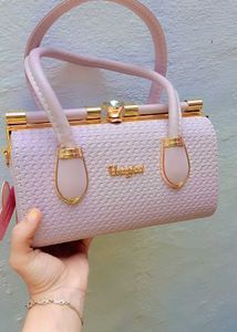 Chic Lavender Top-Handle Handbag