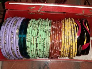 Glass Bangles Multicolor