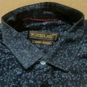 Stylish ZEGLER Blue Patterned Shirt